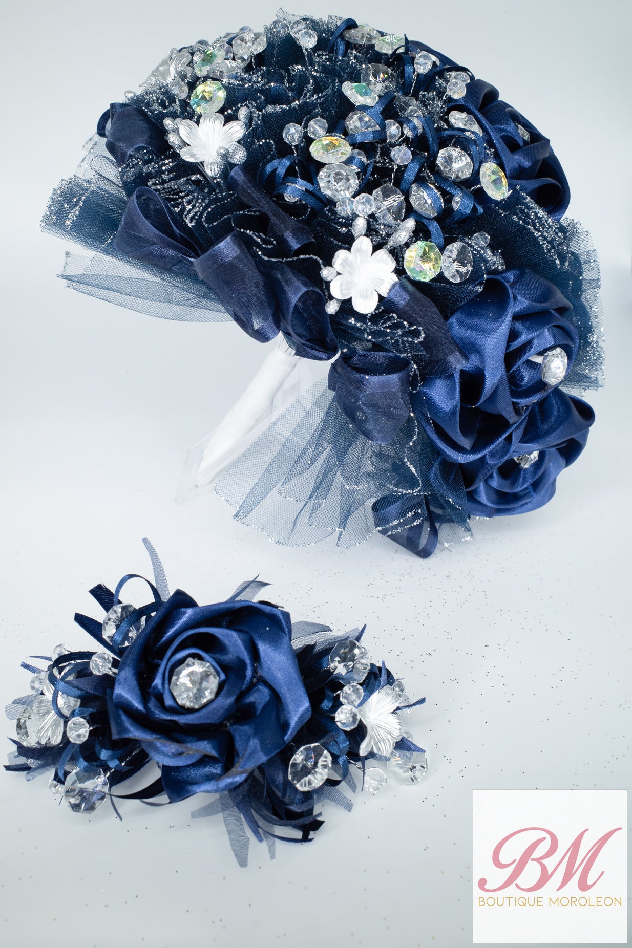 Quinceañera Ramo Navy Blue