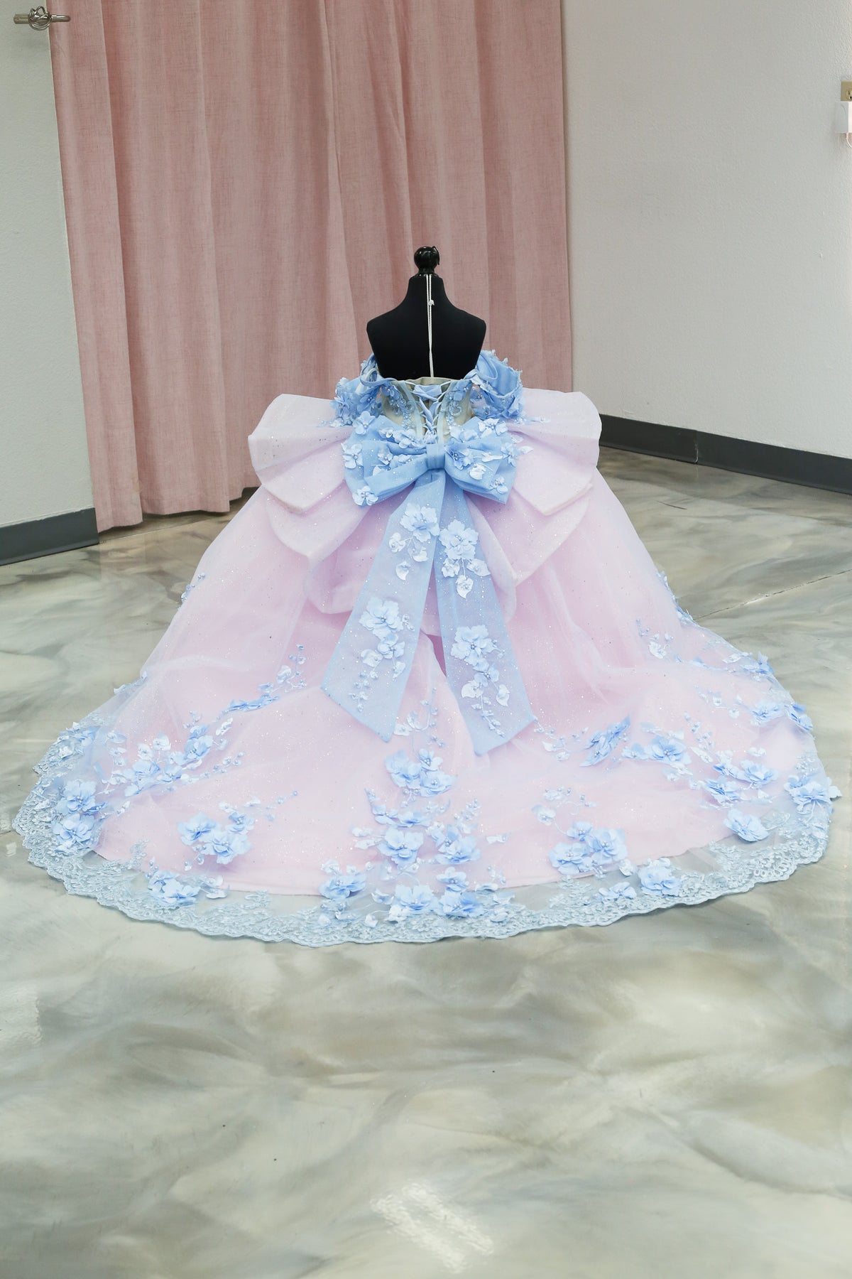 Cotton Candy Skies Mini Quinceañera Gown