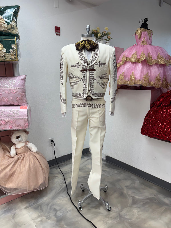 Traje Charro Marfil Economico — Charro suit Sacramento CA — Boutique Moroleon