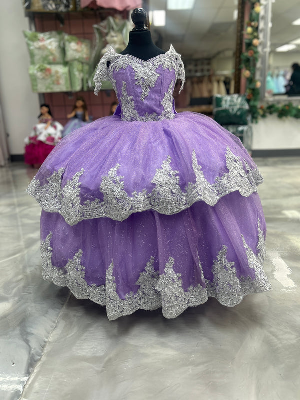 Vestido Mini Lilac dress — alternate view