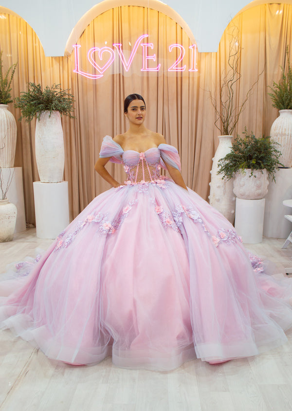 Lovely15 LV526 — Quinceañera dress Sacramento — Boutique Moroleon