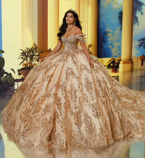 Princesa PR30228 — TikTok viral quinceañera dress — Boutique Moroleón Sacramento CA
