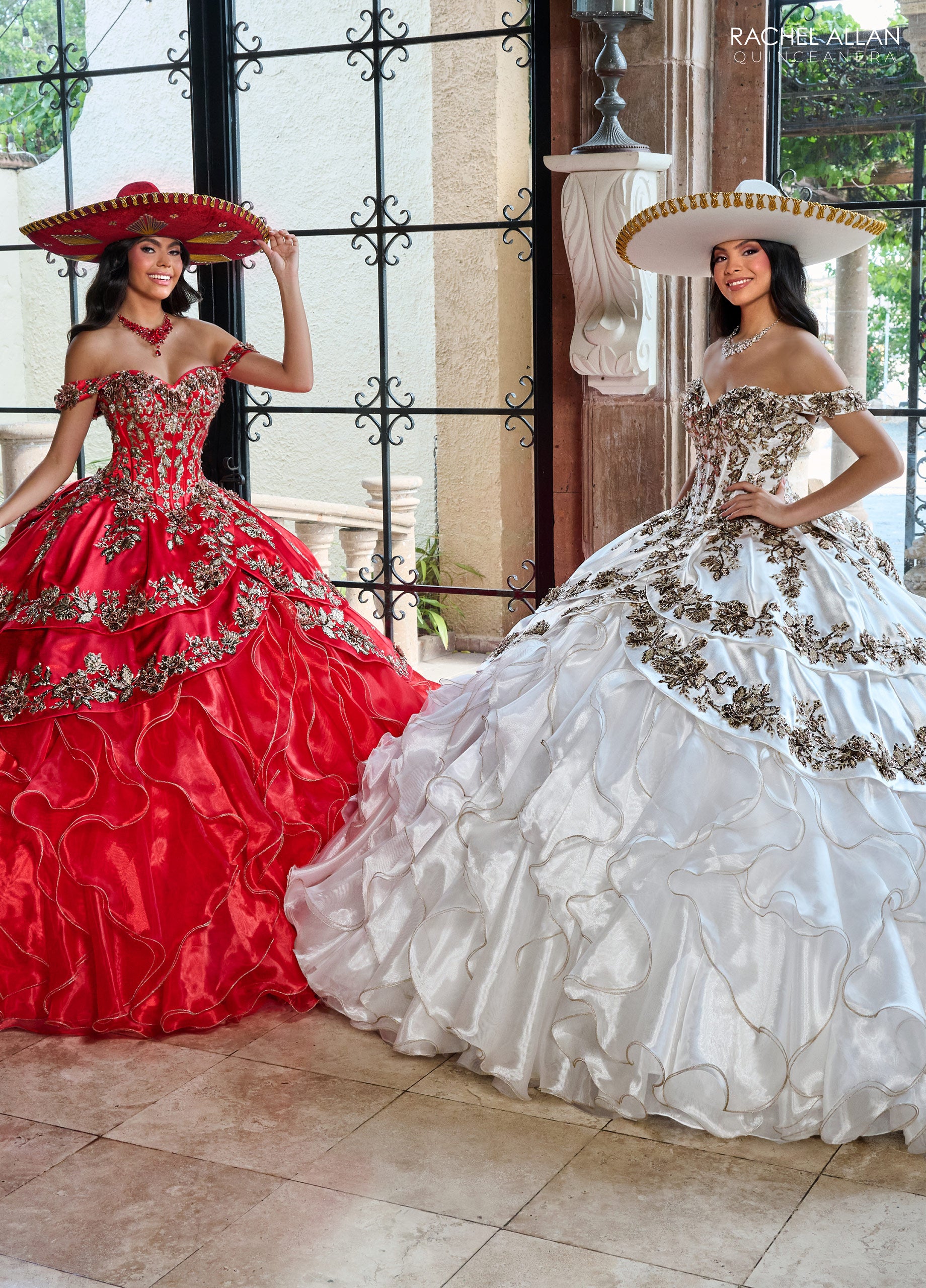 Emerald Green Charro Style Quinceanera Rachel Allan Charro RQ5001 Red Gold Emerald Green Charro Style Quinceanera Rachel Allan Charro RQ5001 Red Gold