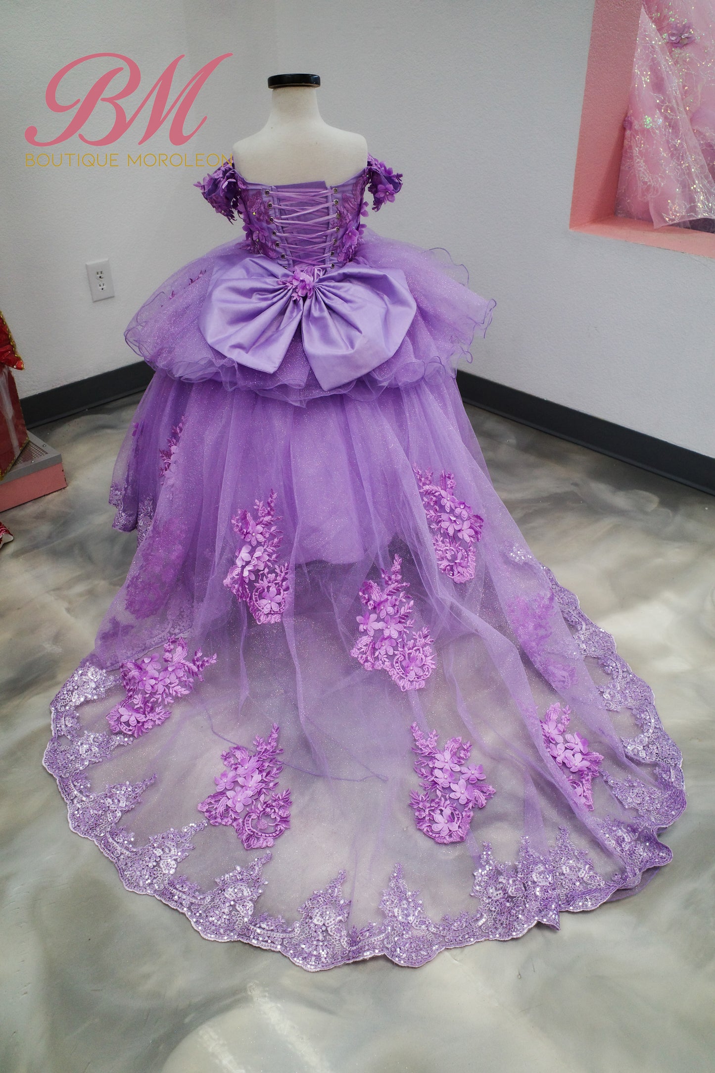 Mini Vestido Quince Lilac