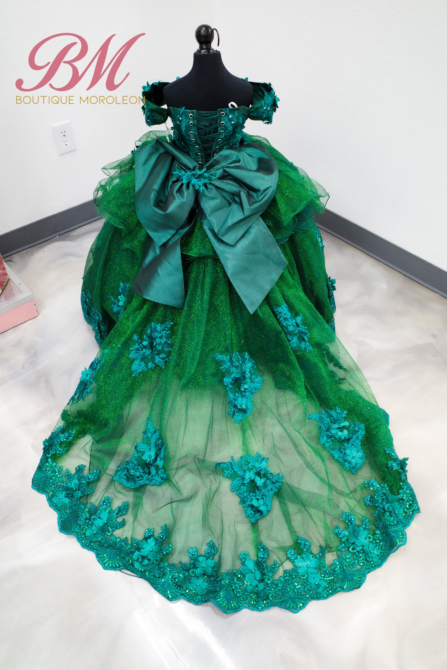 Mini Quince Vestidos Esmeralda