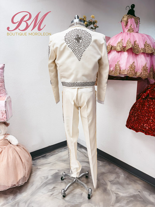 Charro Casual Ivory — Charro suit Sacramento CA — Boutique Moroleon