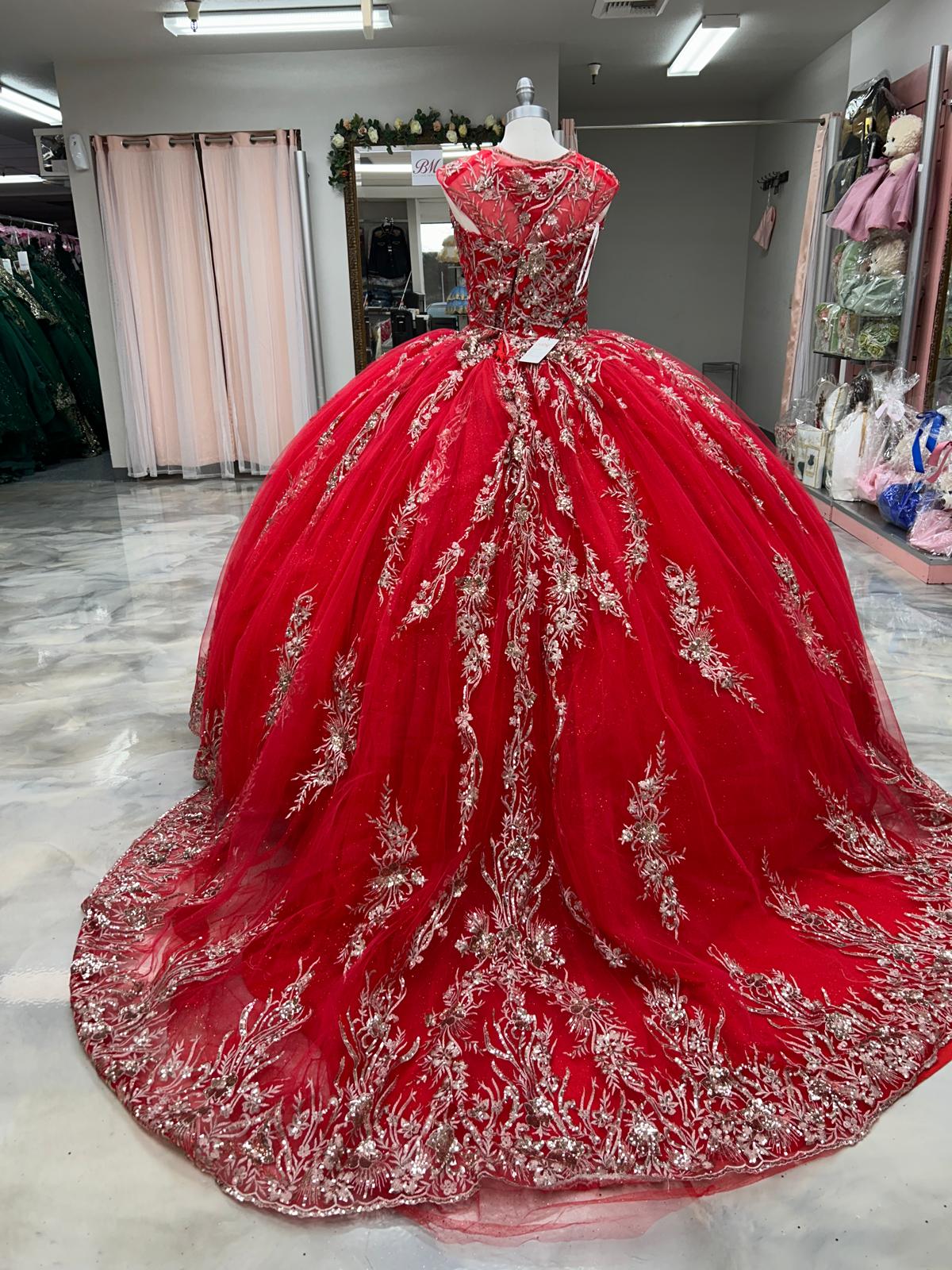 Moroleon Vestido Rojo