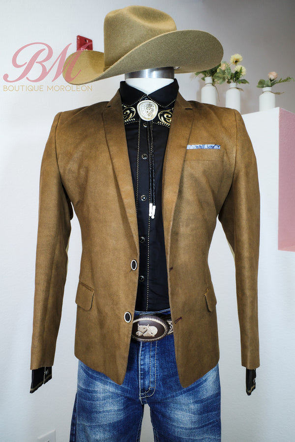 Brown Suede Vaquero Jacket — Ropa Vaquera Sacramento CA — Boutique Moroleon
