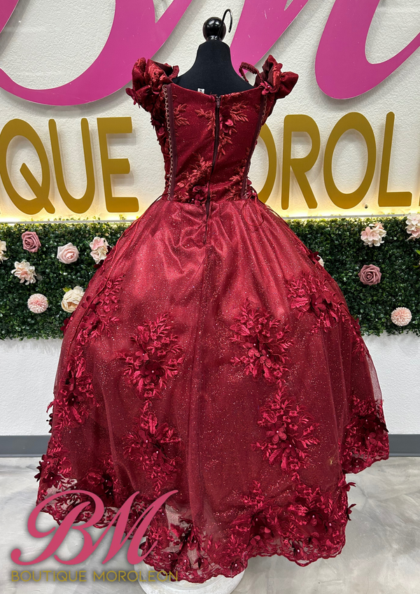 Mini Burgandy Dress — alternate view