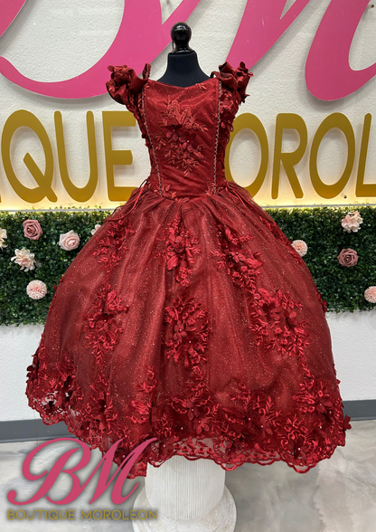 Mini Burgandy Dress