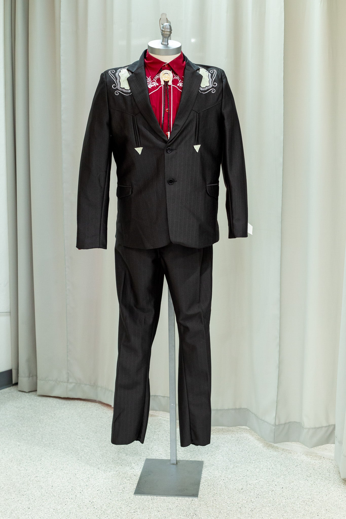 Chalino Sanchez-Inspired Vaquero Suit in Black