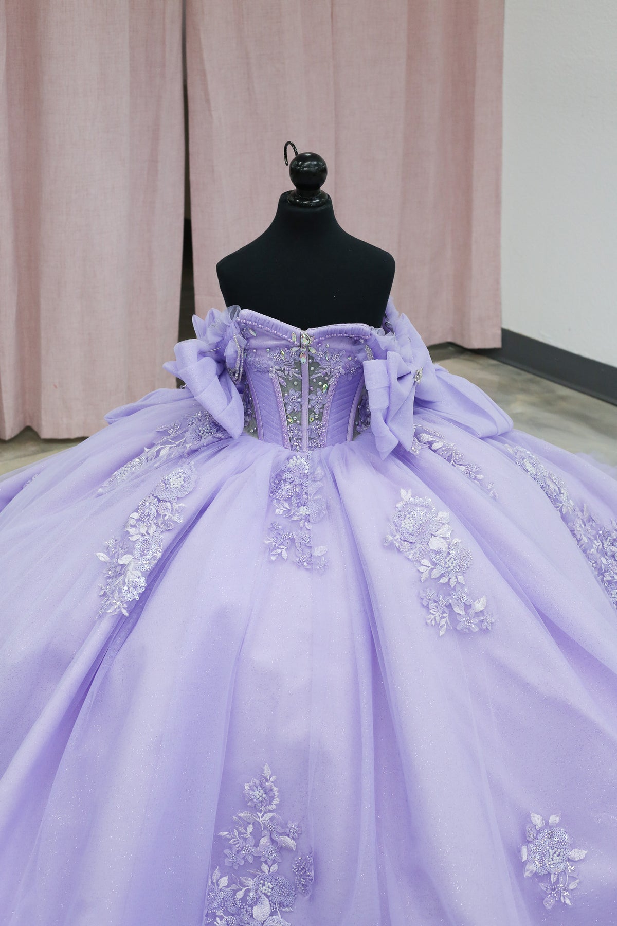 Lilac Cloud Mini Quinceañera Gown