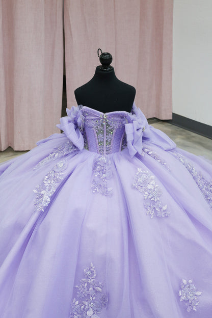 Lilac Cloud Mini Quinceañera Gown