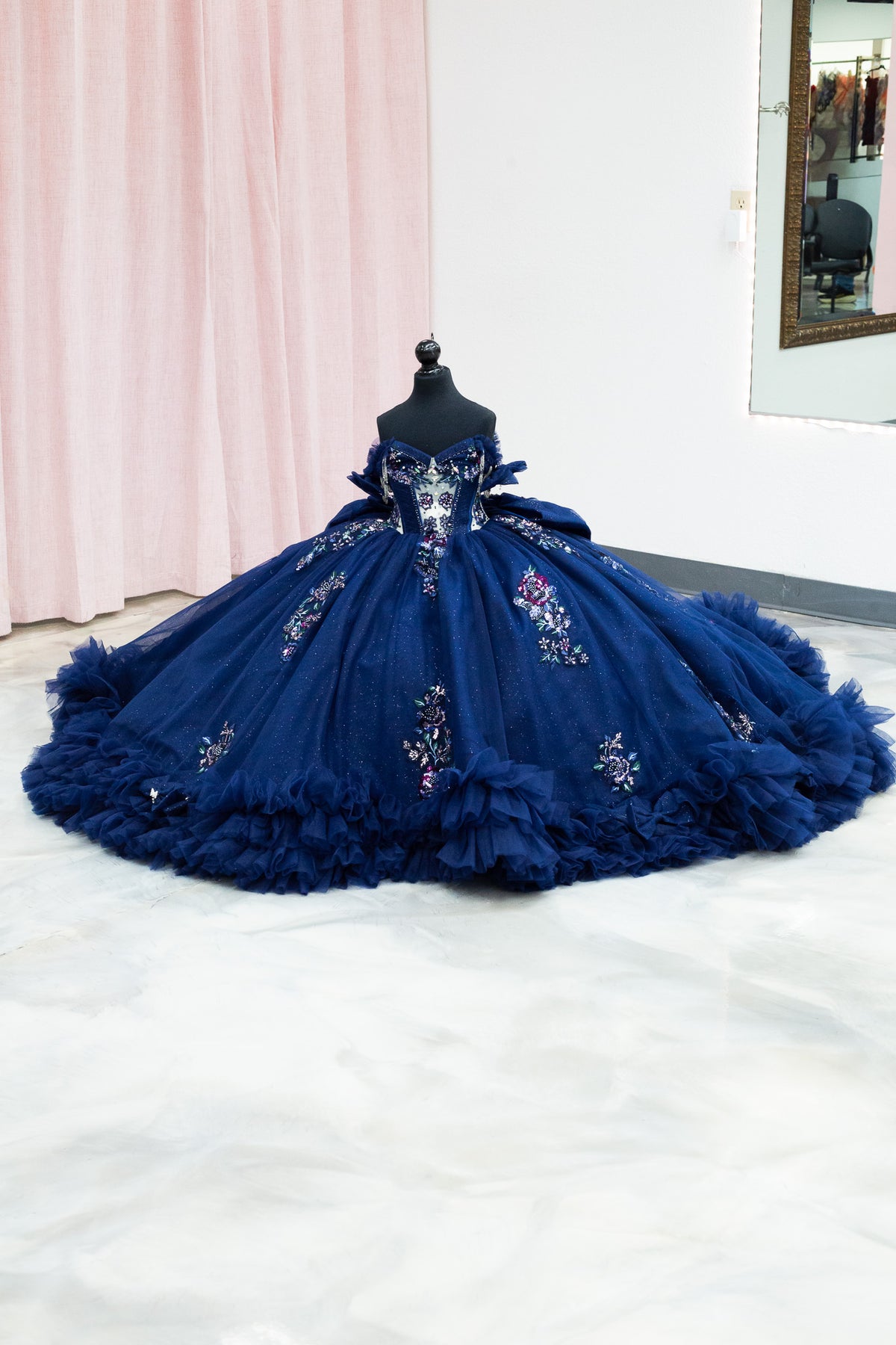 Midnight Garden Mini Quinceañera Gown