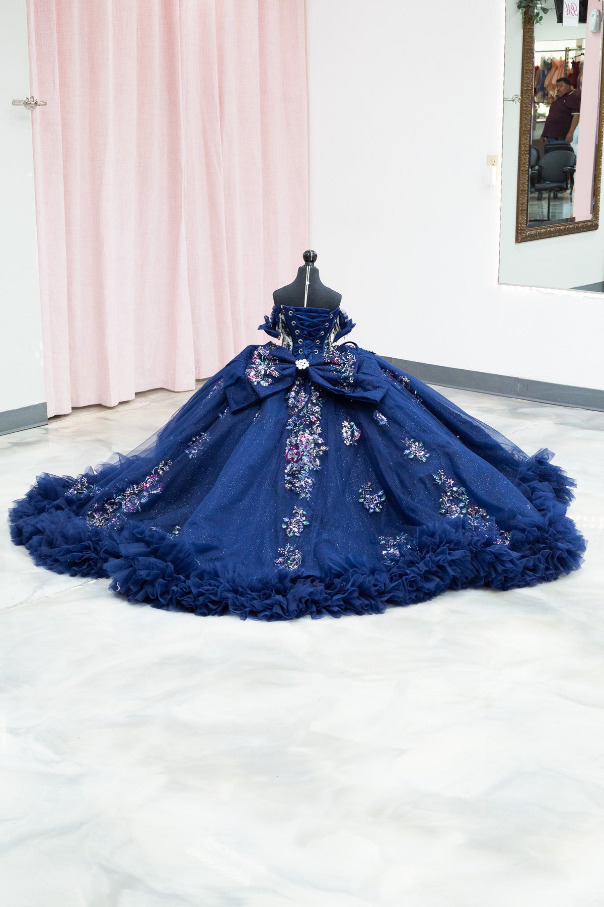 Midnight Garden Mini Quinceañera Gown