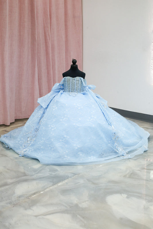 Frozen Frost Mini Quinceañera Gown