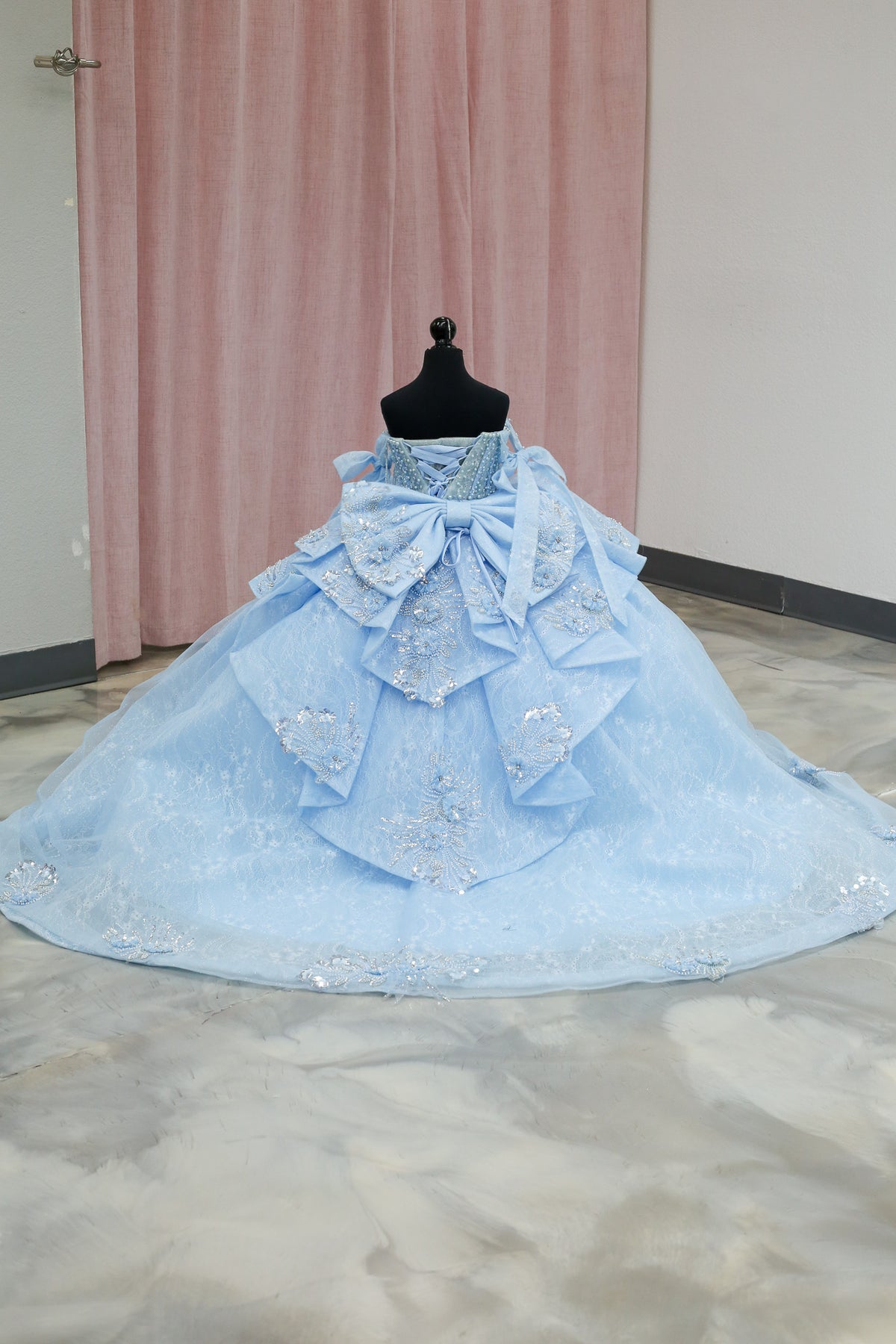 Frozen Frost Mini Quinceañera Gown