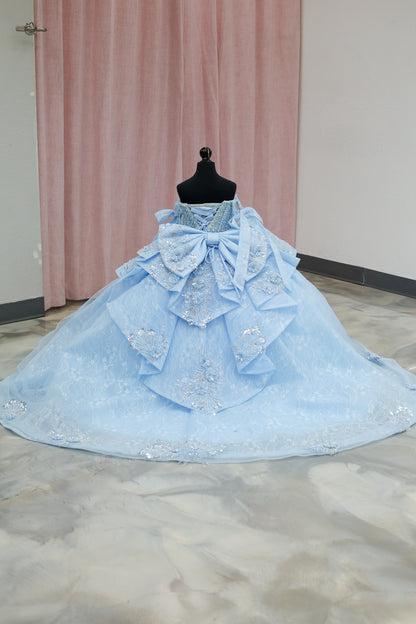 Frozen Frost Mini Quinceañera Gown