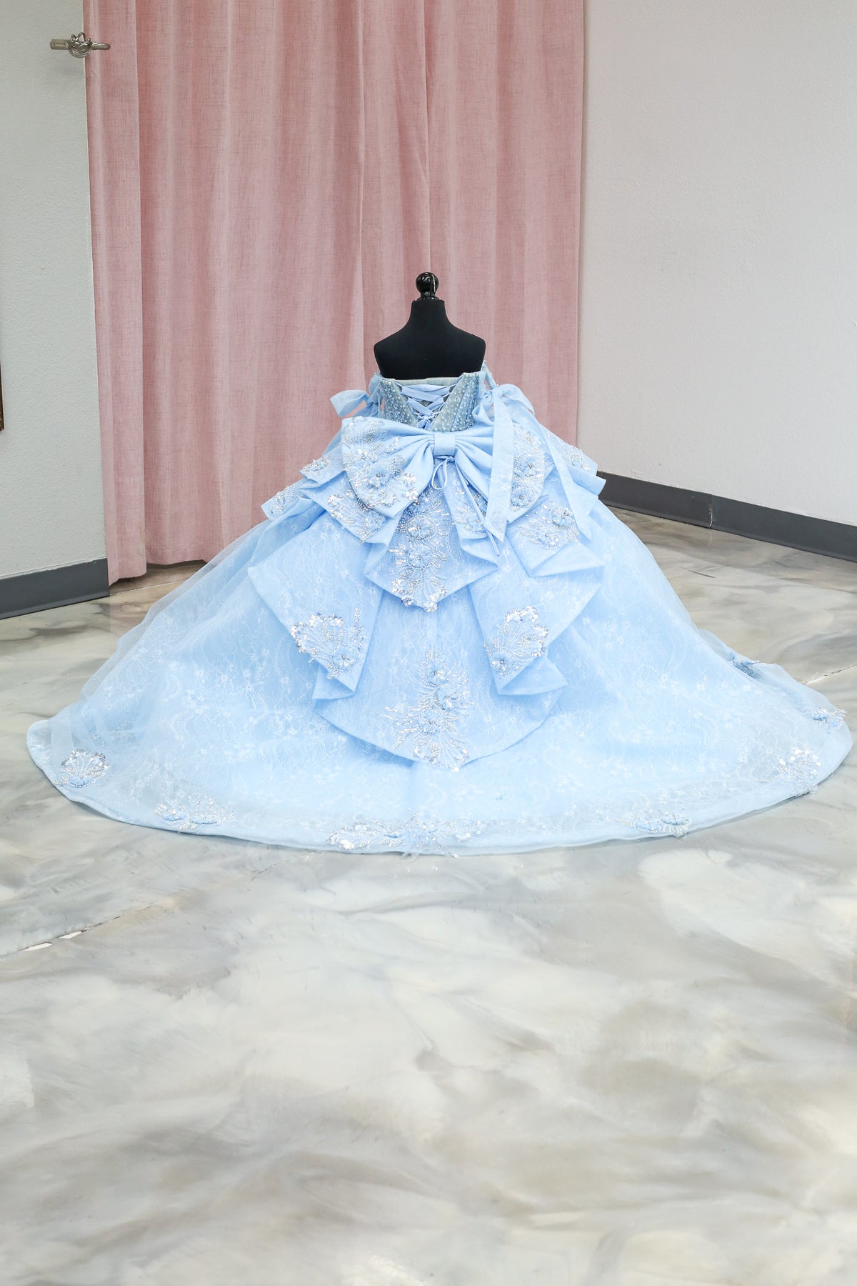 Frozen Frost Mini Quinceañera Gown