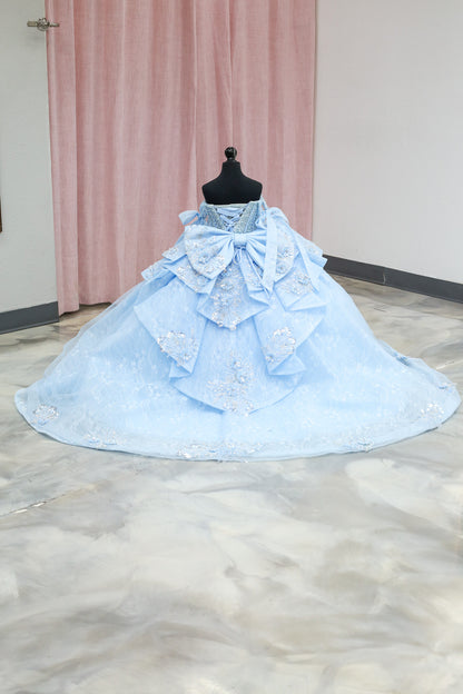 Frozen Frost Mini Quinceañera Gown