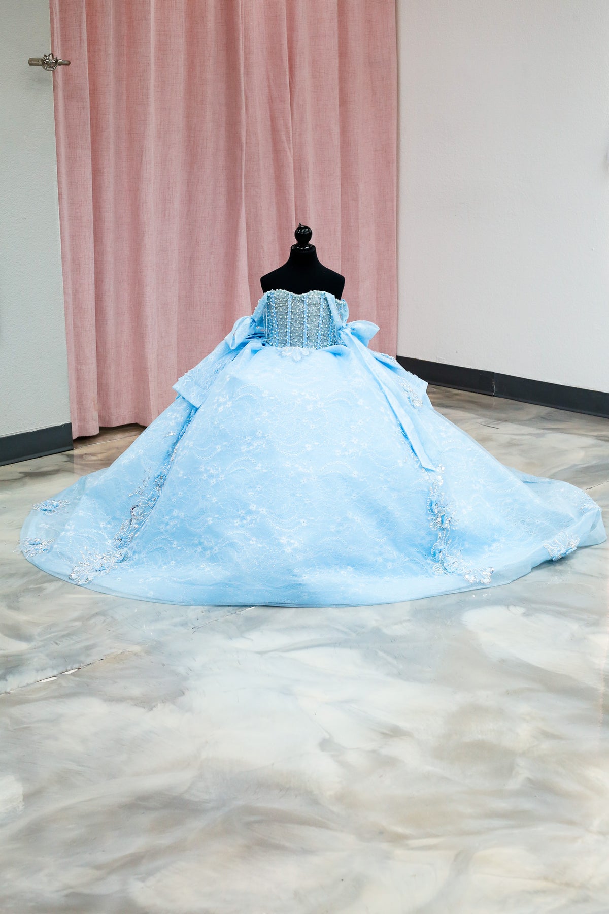 Frozen Frost Mini Quinceañera Gown