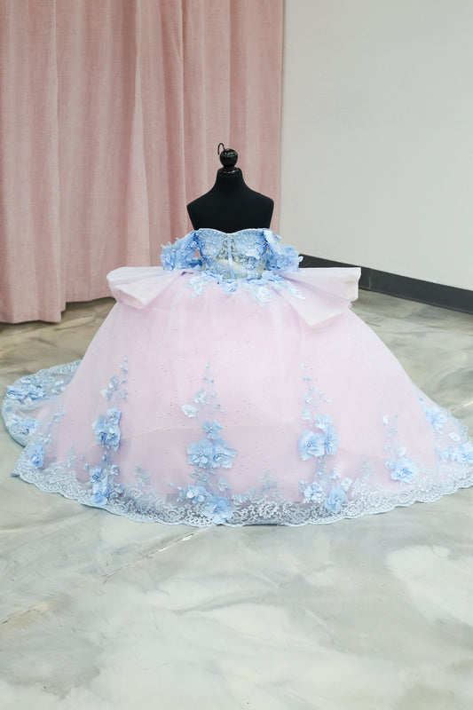 Cotton Candy Skies Mini Quinceañera Gown