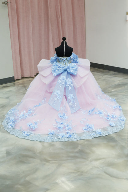 Cotton Candy Skies Mini Quinceañera Gown