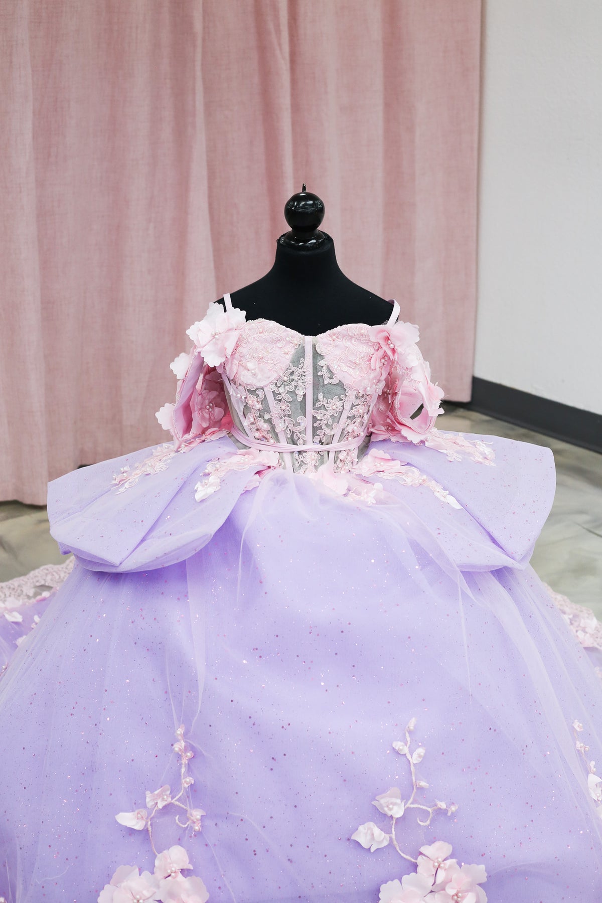 Cherry Blossom Mini Quinceañera Gown