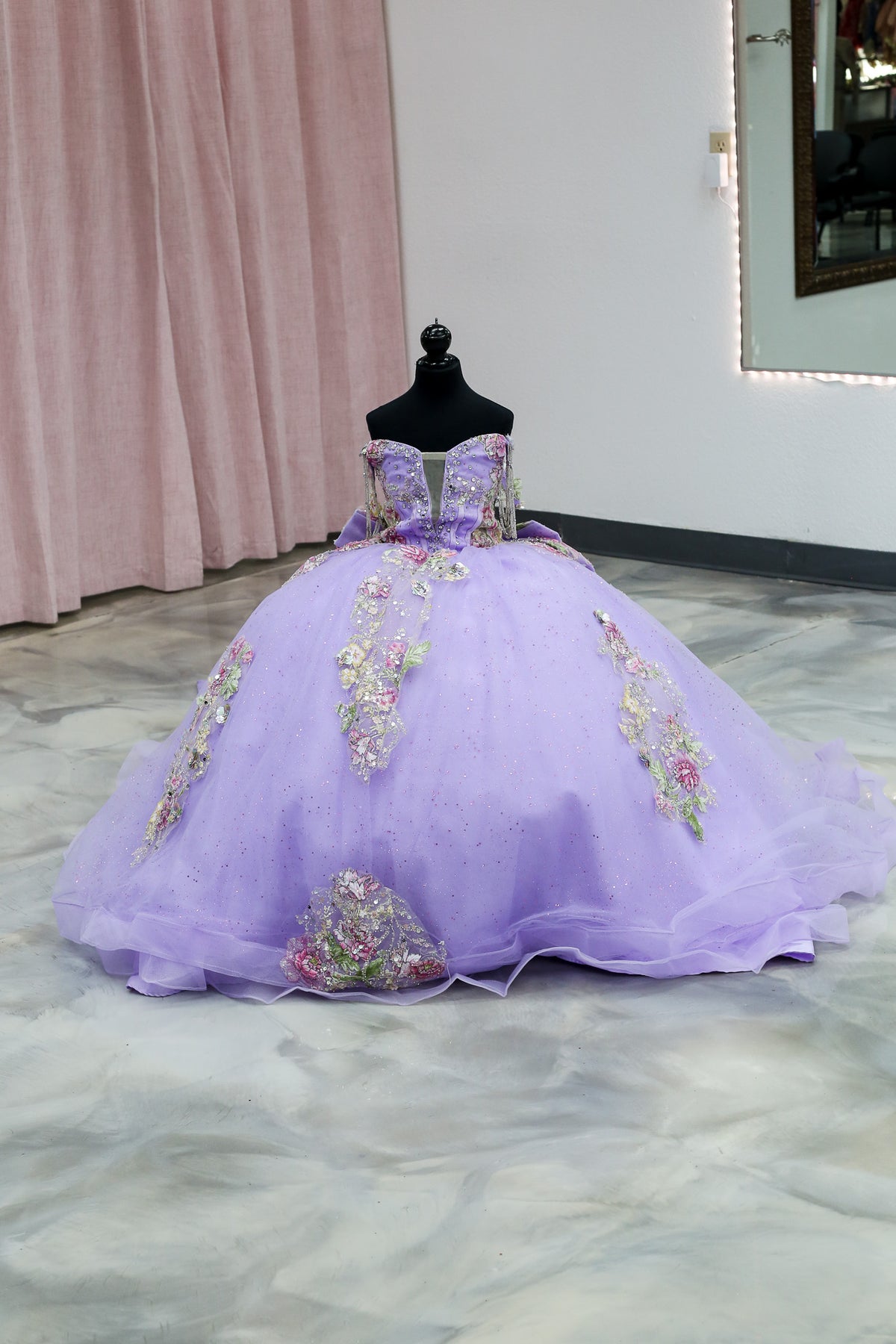 Enchanted Garden Mini Quinceañera Gown