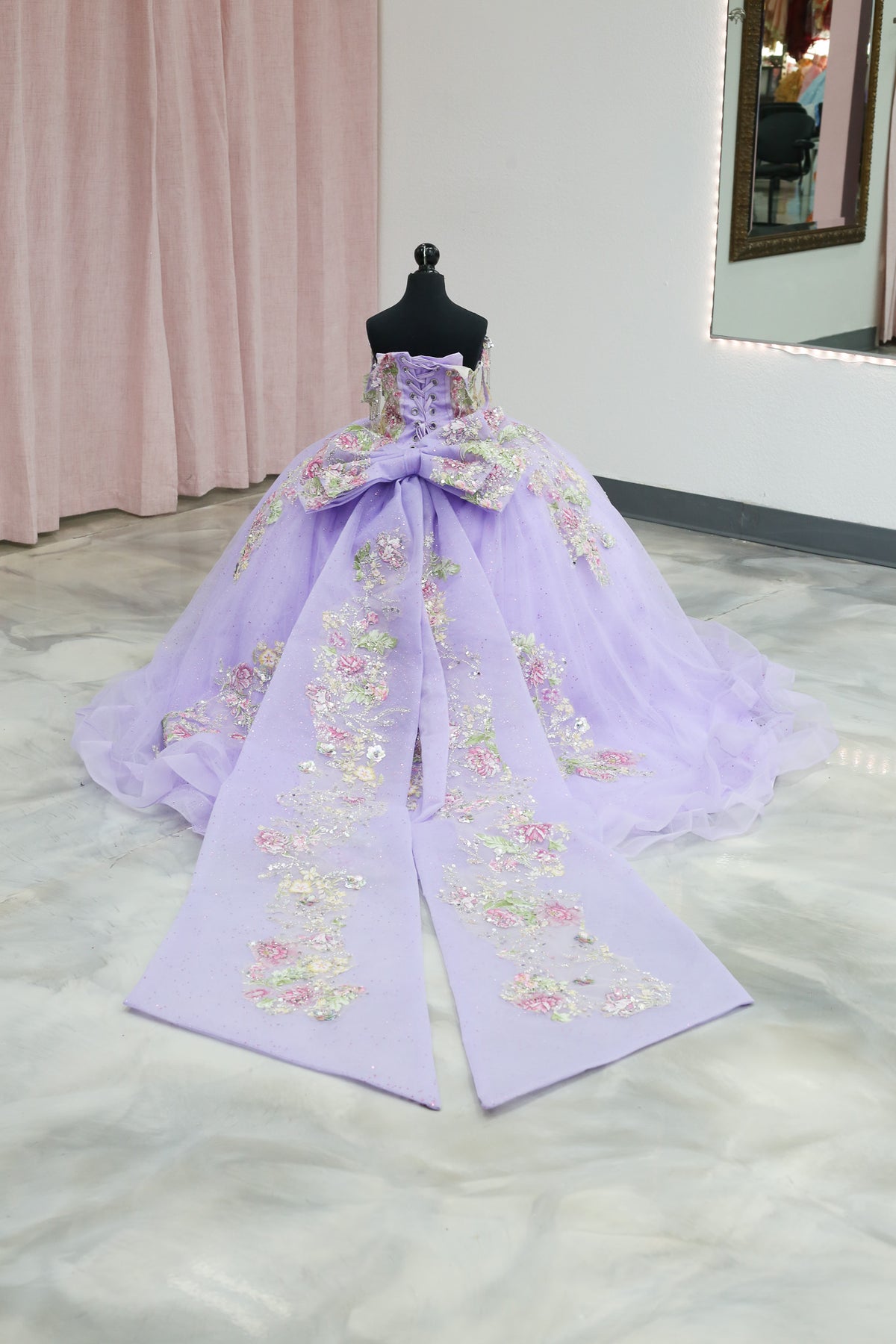 Enchanted Garden Mini Quinceañera Gown