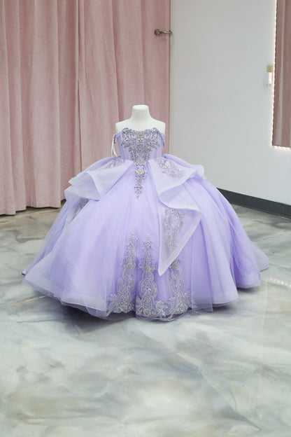 Lavender Dream Mini Quinceañera Gown