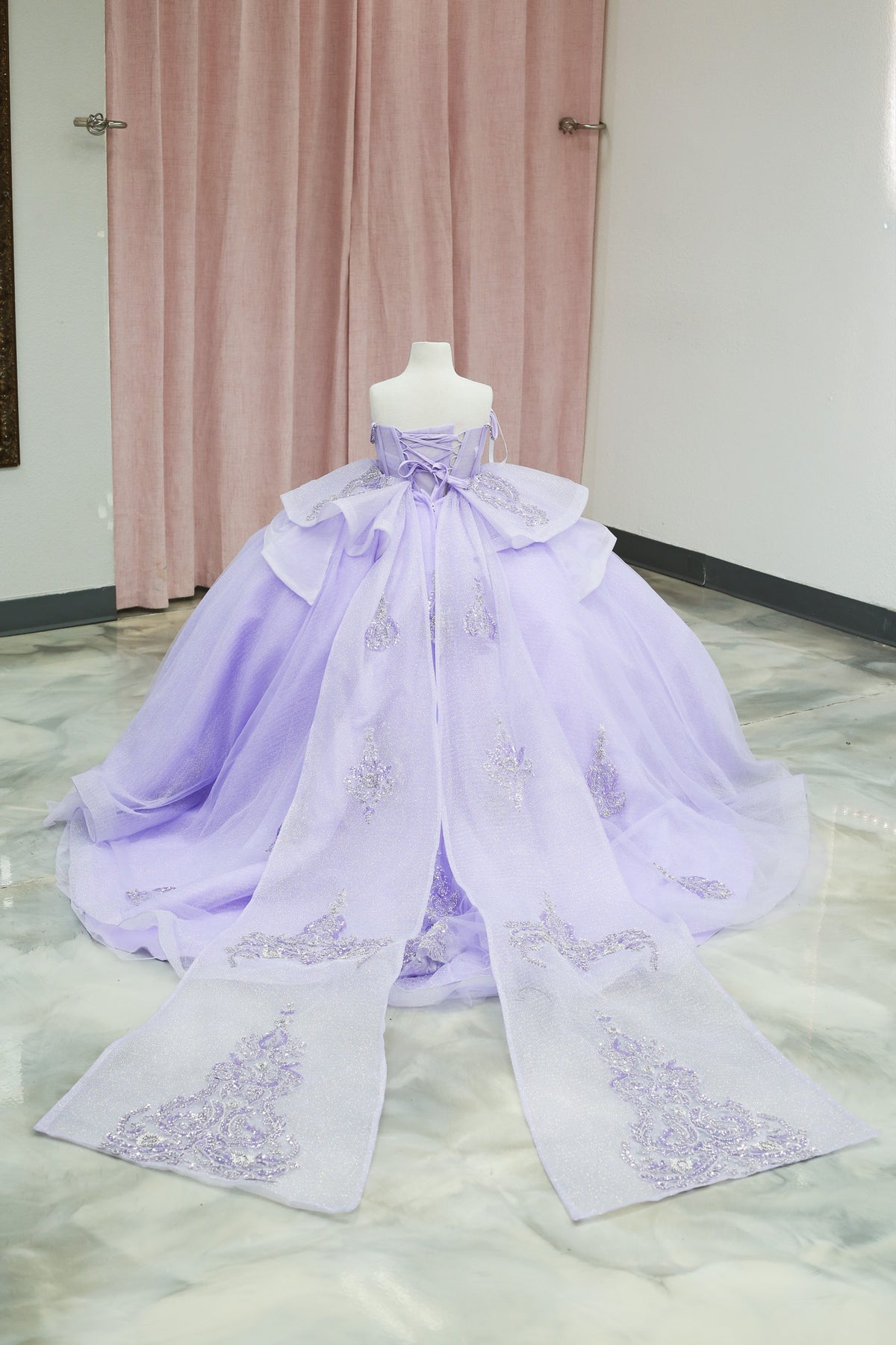Lavender Dream Mini Quinceañera Gown