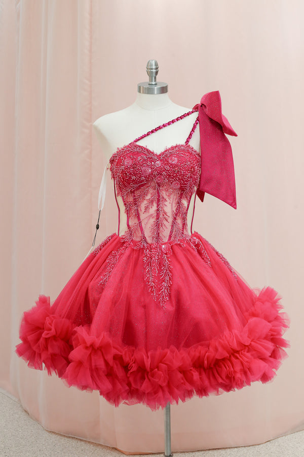 BM1-02 Fuchsia Sparkle Baile Sorpresa Dress — Baile Sorpresa dress Sacramento CA — Boutique Moroleon
