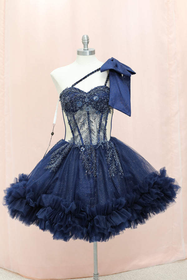BM1-02 Midnight Sparkle Corset Baile Sorpresa Dress — Baile Sorpresa dress Sacramento CA — Boutique Moroleon