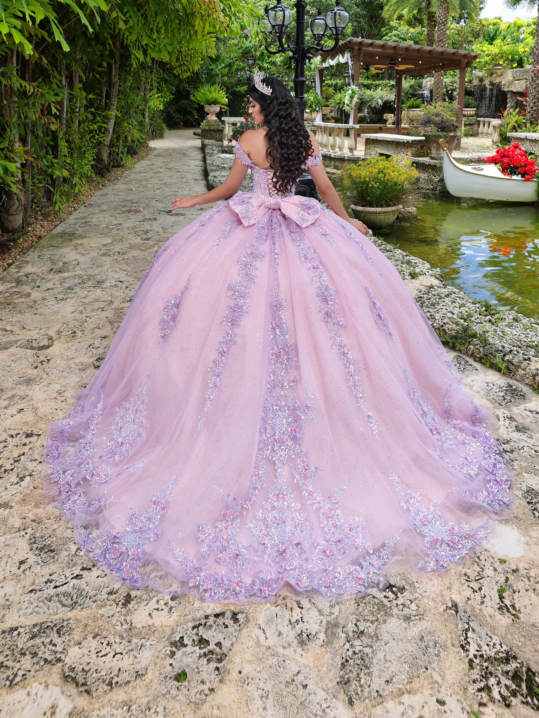 lavender purple quince dress House Of Wu 26105 Lilac/Pink / 20