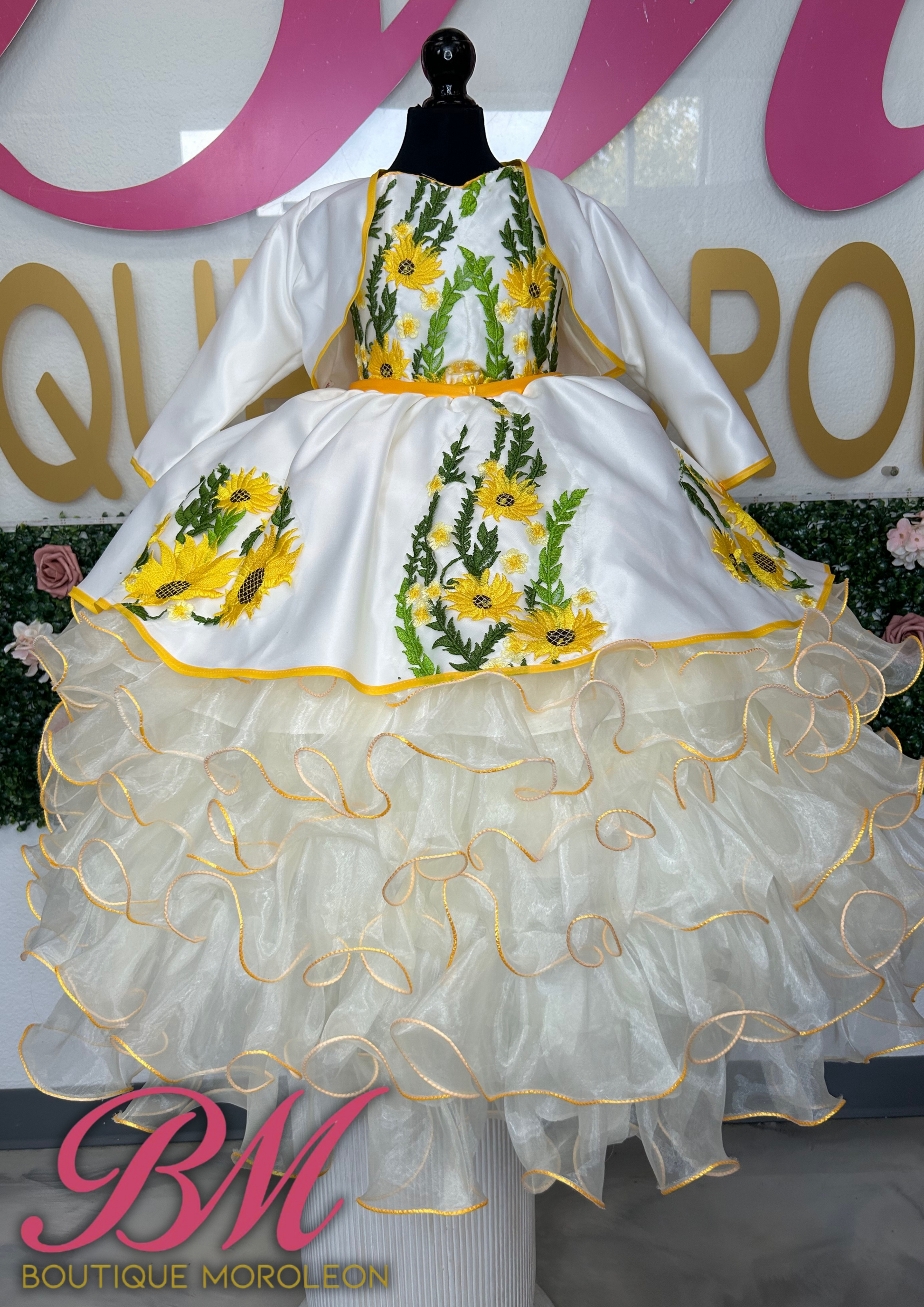 Mini Quince Dress Sunflower Mini Quince Dress Sunflower