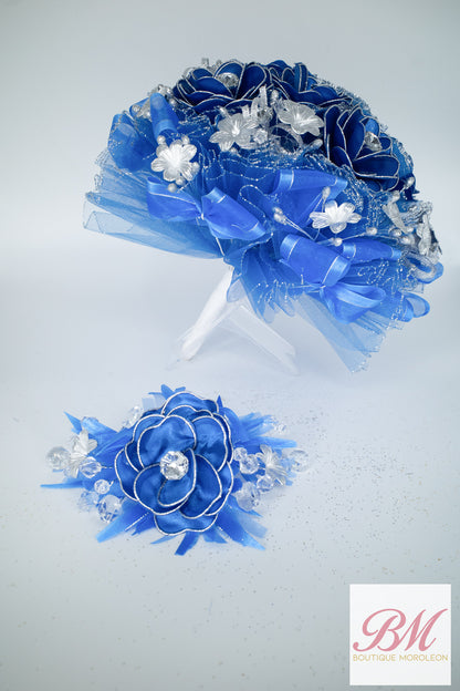 Quinceañera Ramo Royal Blue