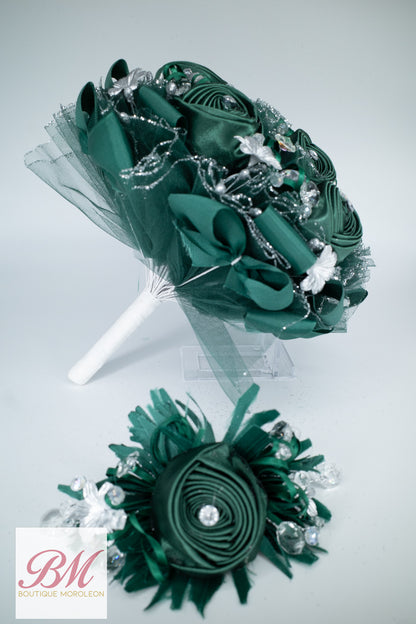 Quinceañera Ramo Emerald