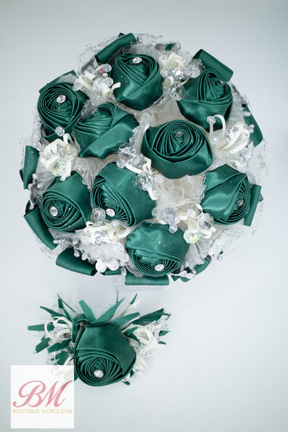 Quinceañera Ramo Emerald