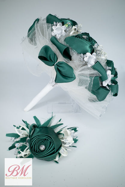 Quinceañera Ramo Emerald