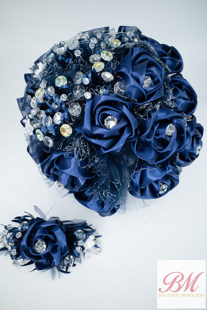 Quinceañera Ramo Navy Blue