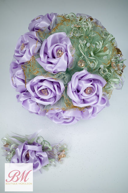 Quinceañera Ramo Lilac/Sage