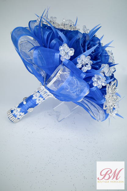 Quinceañera Ramo Royal Blue