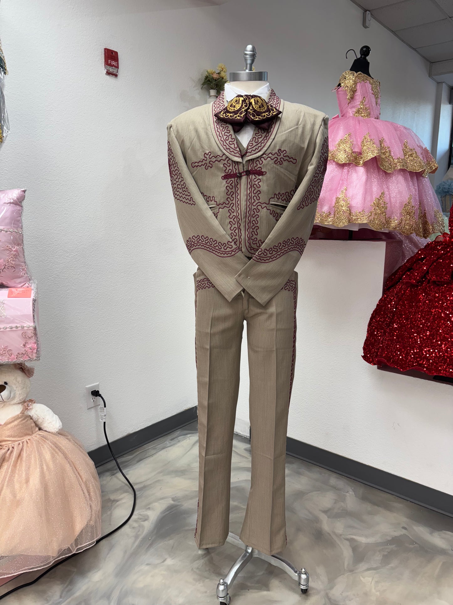 Traje Charro Cafecito Economico