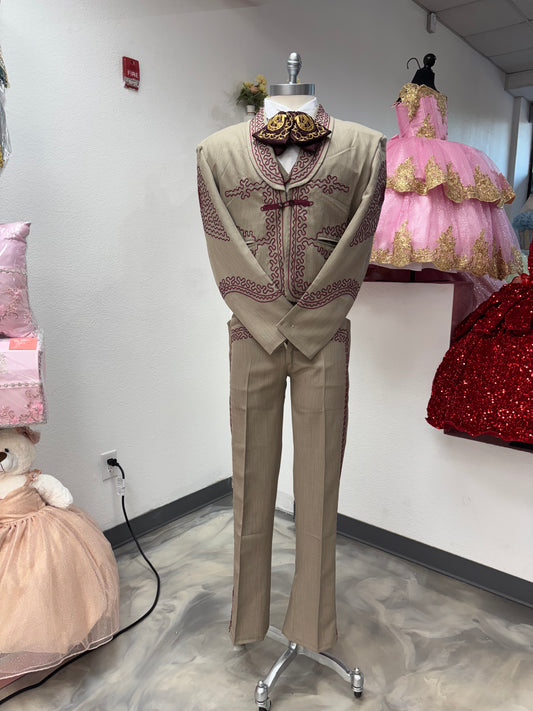 Traje Charro Cafecito Economico