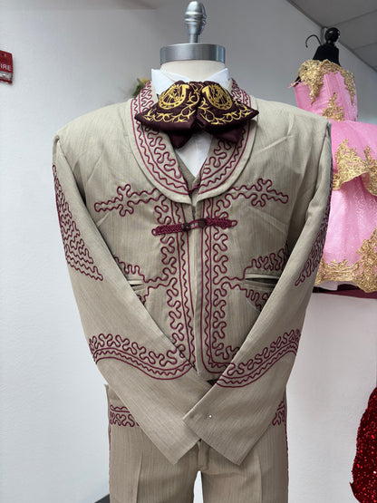 Traje Charro Cafecito Economico