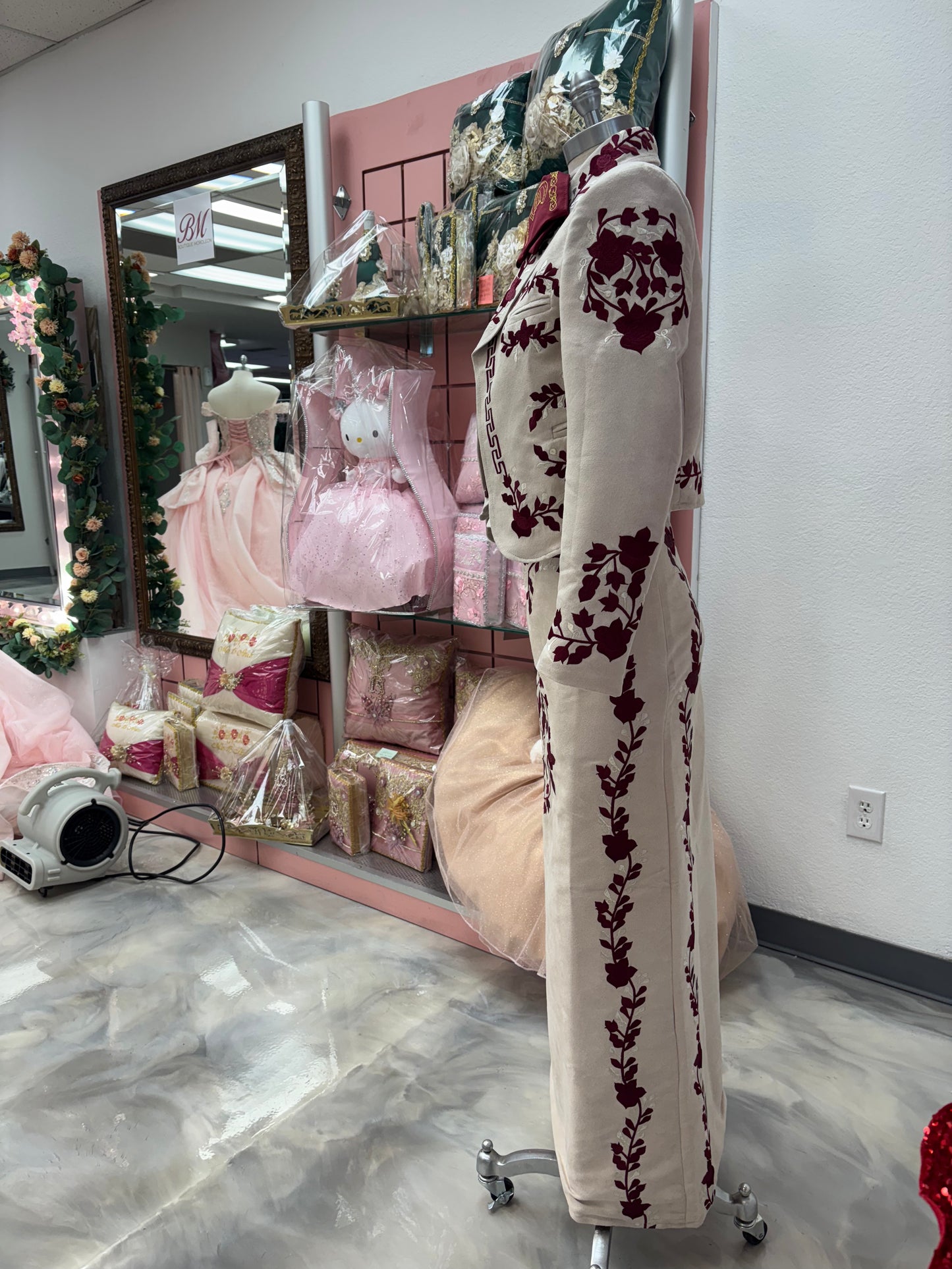 Traje Charro Cafecito/Burgandy Mujer