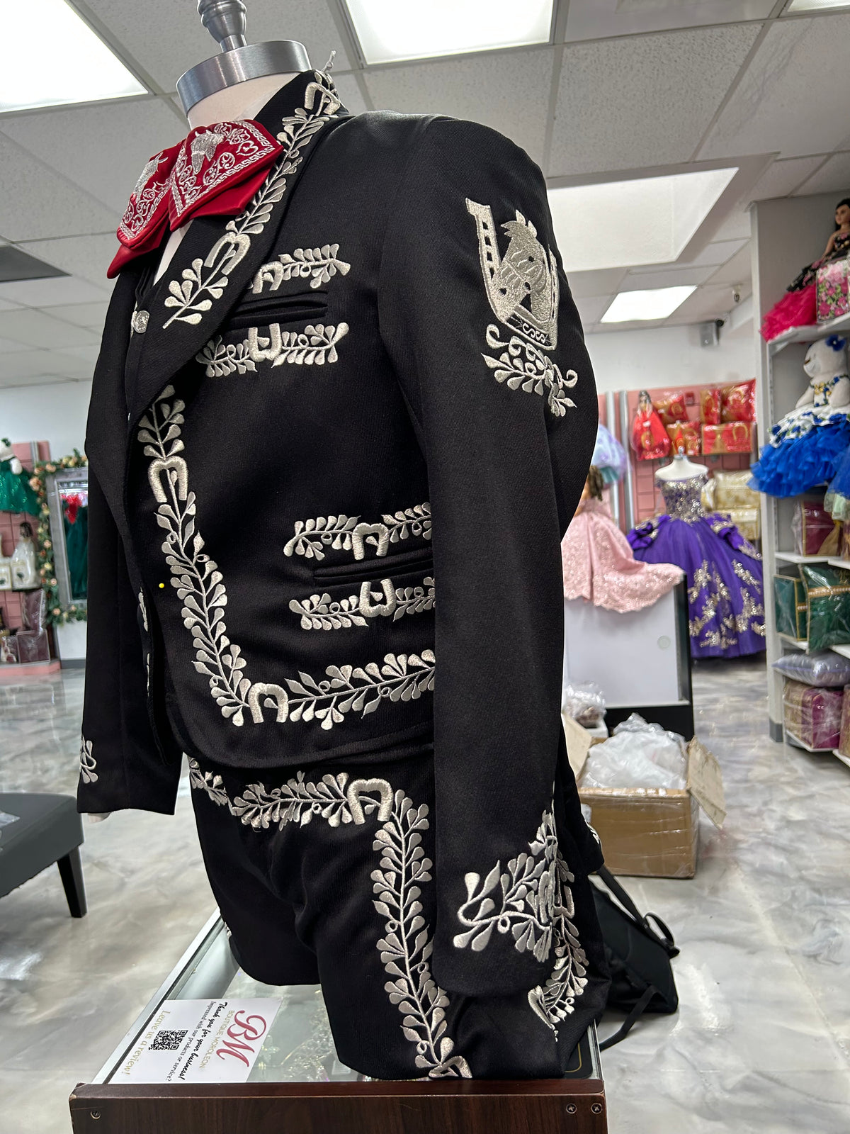 Charro Suit Classic Black/Silver – Boutique Moroleon