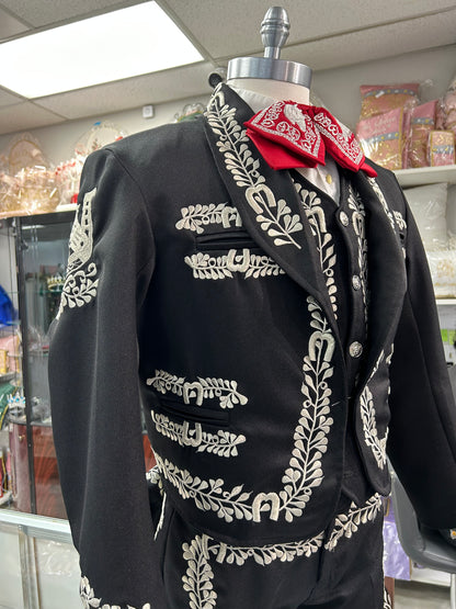 Charro Suit Classic Black/Silver