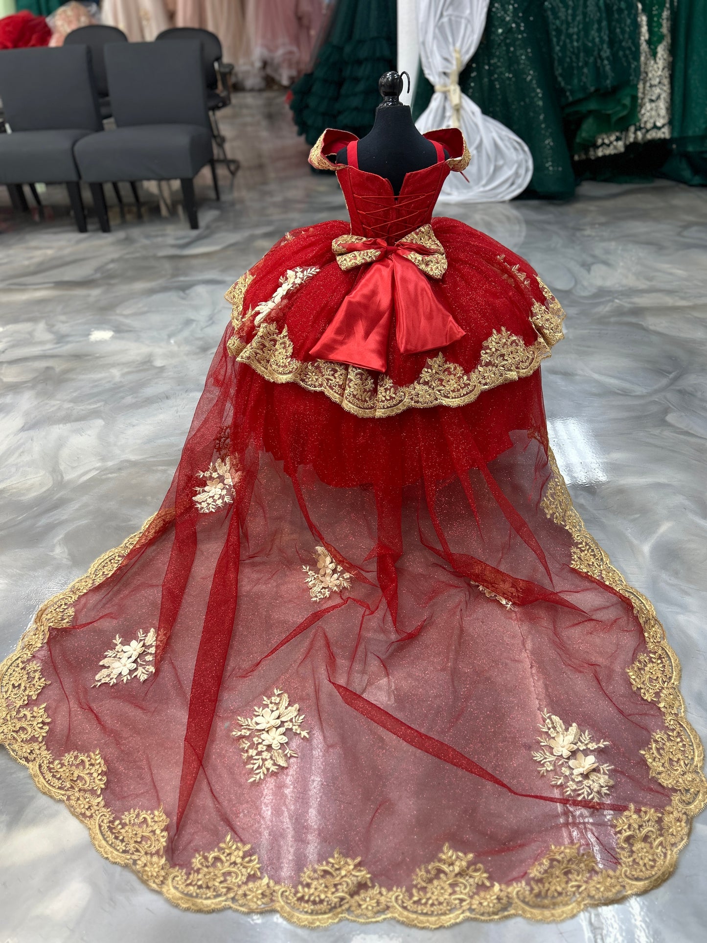 Vestido Mini Quinceañera Rojo